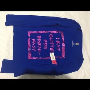 Total Girls long sleeve top size large plus